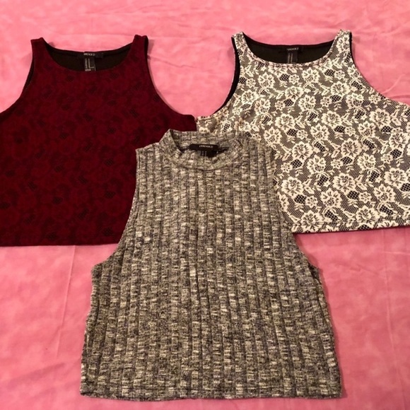 Forever 21 Tops - Bundle of 3 Crop Tank Tops